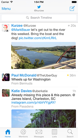 Echofon for Twitter for iPhone in 2015