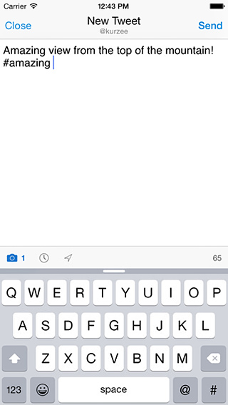 Echofon for Twitter for iPhone in 2015 – New Tweet