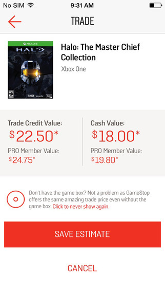 GameStop for iPhone in 2015 – Trade
