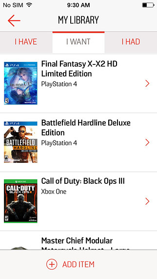 GameStop for iPhone in 2015 – My Library