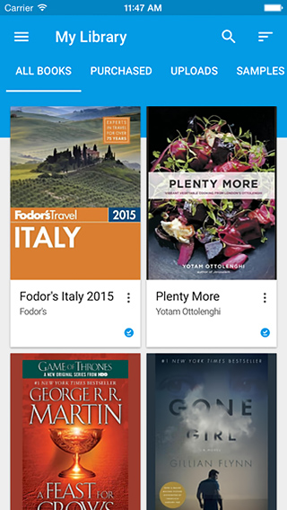 Google Play Books for iPhone in 2015