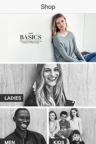 H&M for iPhone in 2015