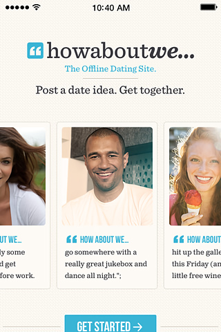 HowAboutWe for iPhone in 2015
