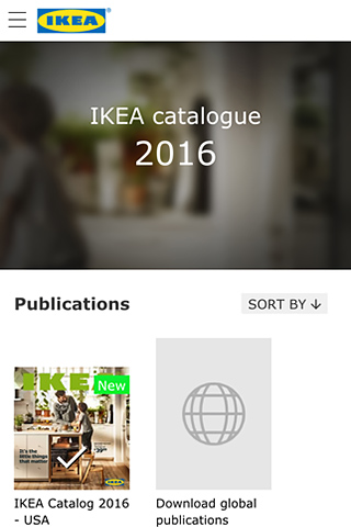IKEA Catalog for iPhone in 2015