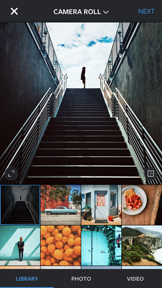 Instagram for iPhone in 2015 – Library