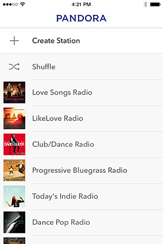 Pandora Radio for iPhone in 2015