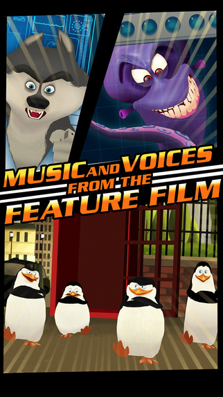 Penguins of Madagascar Movie App for iPhone in 2015