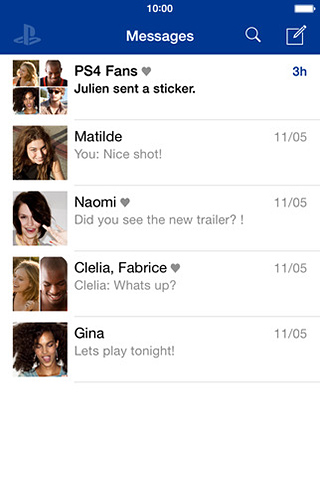 PlayStation Messages for iPhone in 2015