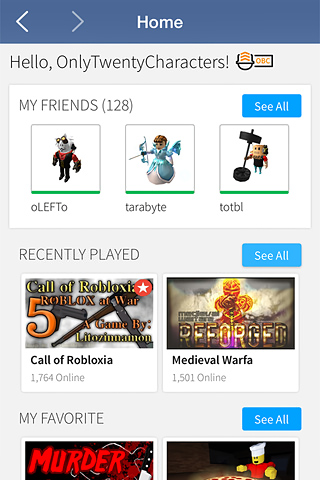 Roblox Mobile for iPhone in 2015