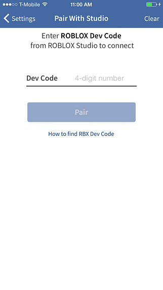 Roblox Developer for iPhone in 2015 – Pair With Studio