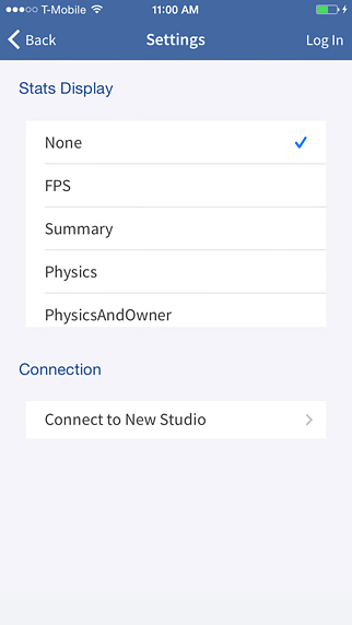 Roblox Developer for iPhone in 2015 – Settings