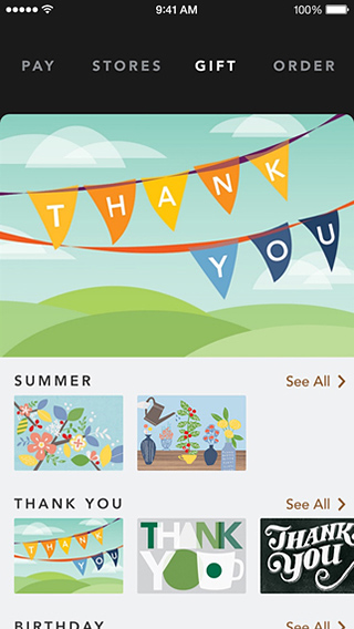 Starbucks for iPhone in 2015 – Gift