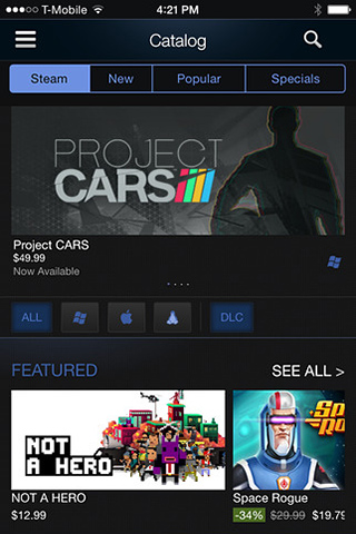 Steam Mobile for iPhone in 2015
