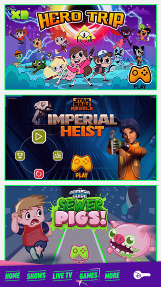 WATCH Disney XD for iPhone in 2015 – Games