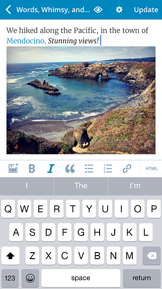 WordPress for iPhone in 2015