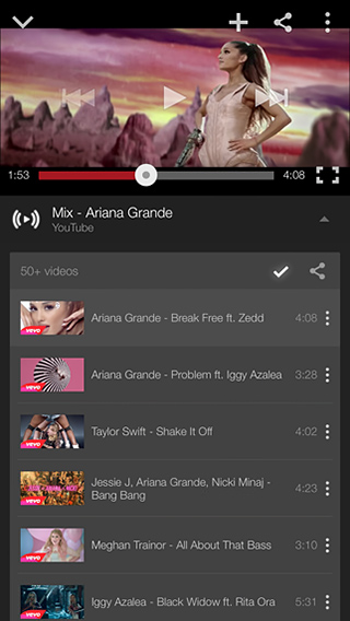 YouTube for iPhone in 2015