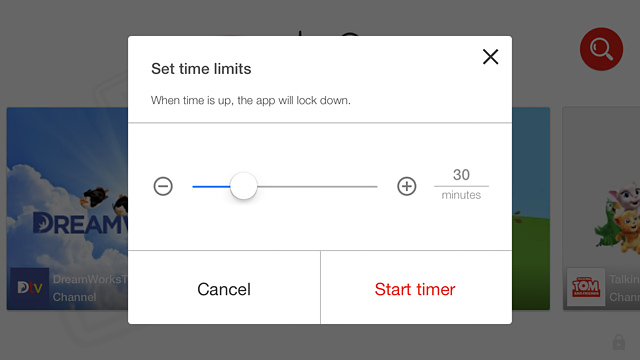 YouTube Kids for iPhone in 2015 – Set time limits