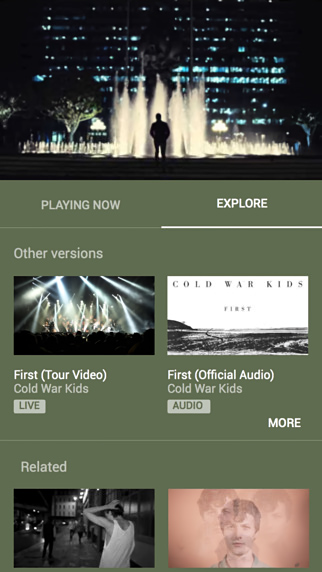 YouTube Music for iPhone in 2015 – Explorer