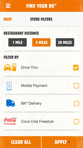 Burger King for iPhone in 2016 – Find your BK