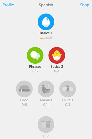Duolingo for iPhone in 2016
