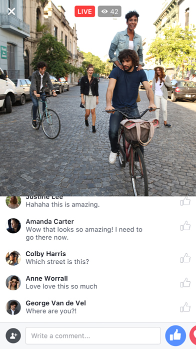 Facebook for iPhone in 2016