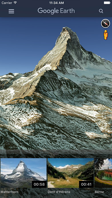 Google Earth for iPhone in 2016