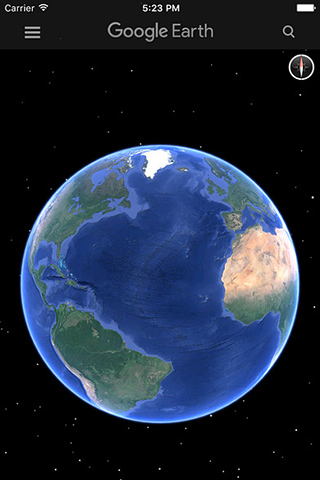 Google Earth for iPhone in 2016