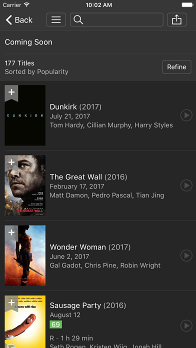IMDb Movies & TV for iPhone in 2016
