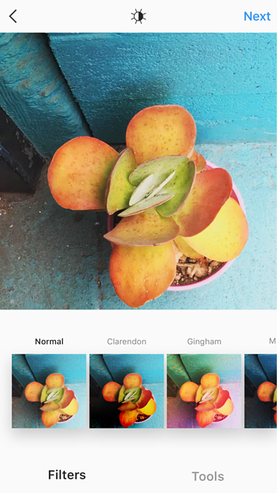 Instagram for iPhone in 2016 – Filters