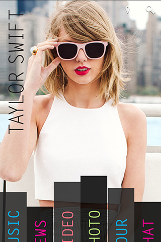 Taylor Swift for iPhone in 2016