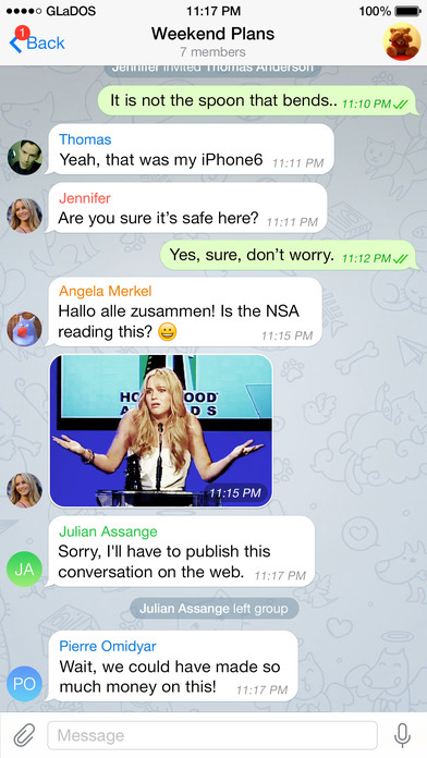 Telegram for iPhone in 2016