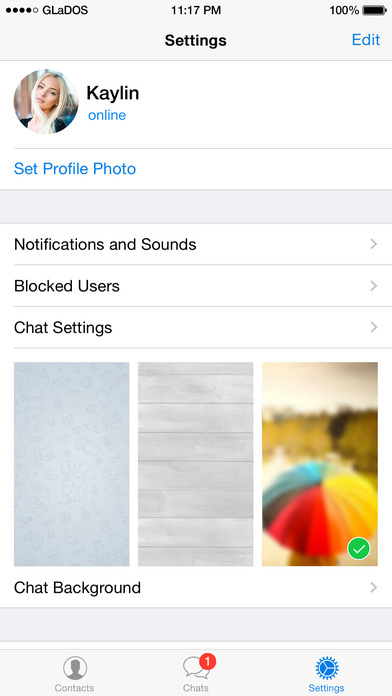 Telegram for iPhone in 2016 – Settings