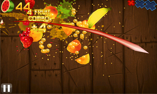Fruit Ninja for Windows Phone in 2011