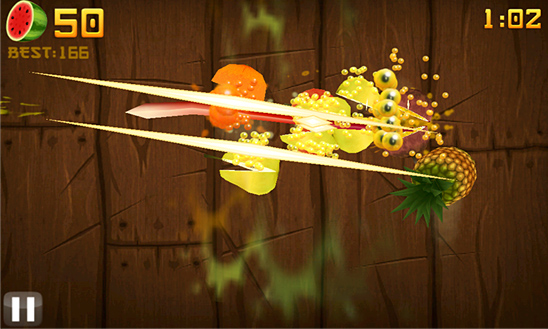 Fruit Ninja for Windows Phone in 2011