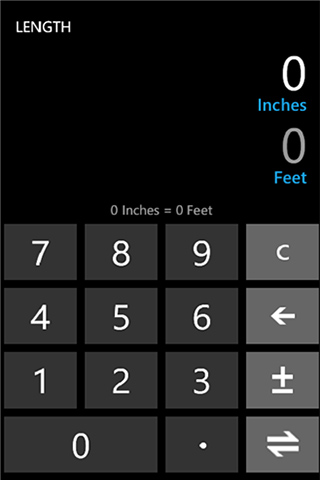 Unit Converter for Windows Phone in 2011