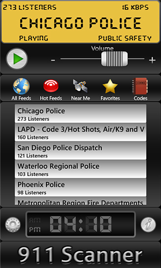 911 Scanner for Windows Phone in 2012 – Chicago Police