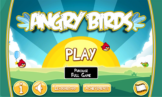 Angry Birds for Windows Phone in 2012
