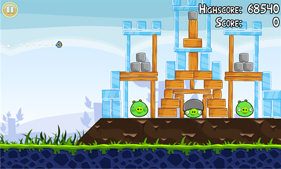 Angry Birds for Windows Phone in 2012