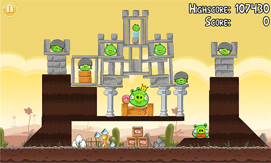 Angry Birds for Windows Phone in 2012