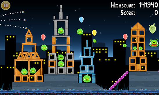 Angry Birds for Windows Phone in 2012