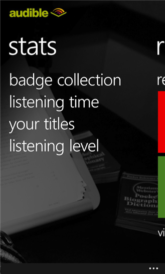Audible for Windows Phone in 2012 – Stats