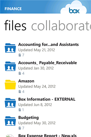 Box for Windows Phone in 2012