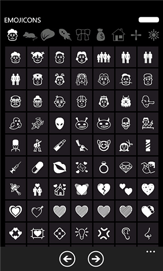 Emojicons for Windows Phone in 2012