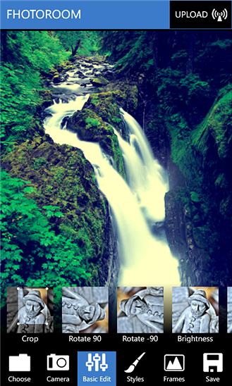 Fhotoroom for Windows Phone in 2012 – Basic Edit