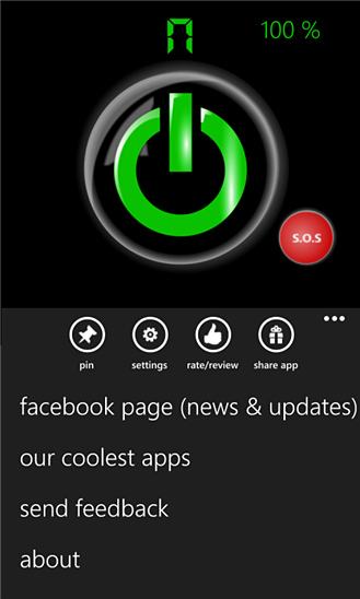 Flashlight-X for Windows Phone in 2012