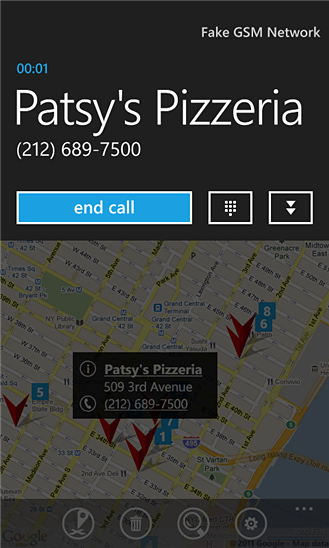 gMaps for Windows Phone in 2012 – Call