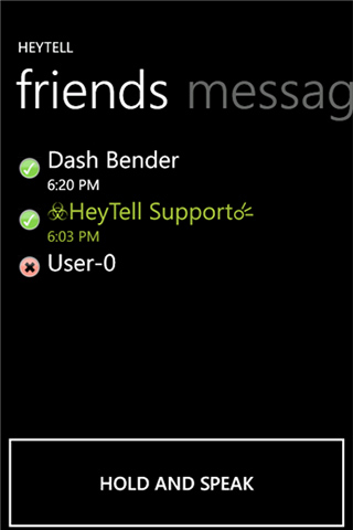HeyTell for Windows Phone in 2012