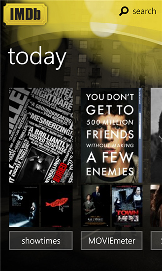 IMDb for Windows Phone in 2012 – Today