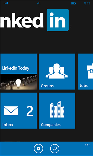 LinkedIn for Windows Phone in 2012
