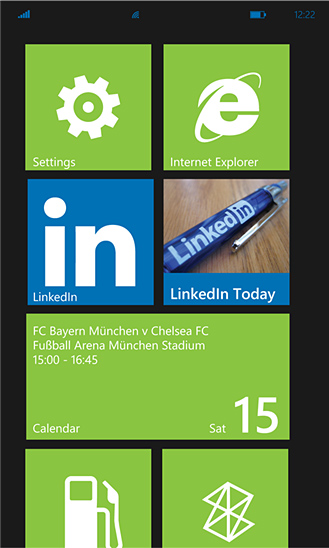 LinkedIn for Windows Phone in 2012
